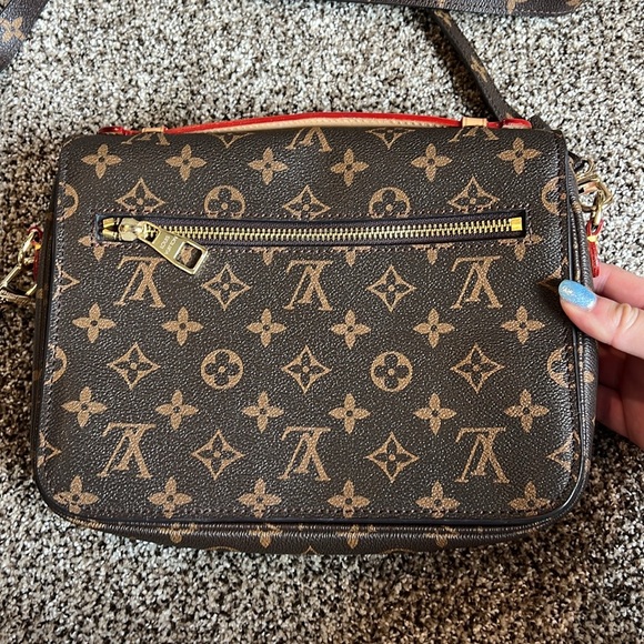 Monogram Brown Crossbody Bag - Picture 3 of 11